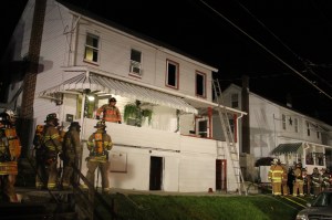 House Fire, 254 East Abbott Street, Lansford, 5-27-2014 (204)