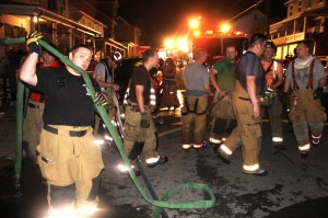 House Fire, 254 East Abbott Street, Lansford, 5-27-2014 (211)