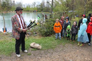 Kenny the Clown, Flame Thrower, Huck Finn Fishing Rodeo, BHSA Dam, Delano (1)