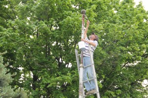 Lansford Firefighters and American Legion Members Spruce Up Park, Lansford (16)