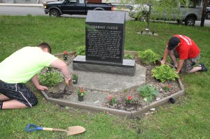 Lansford Firefighters and American Legion Members Spruce Up Park, Lansford (2)