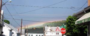 Low Rainbow Over Tamaqua, taken by Yvonne Belisle, Tamaqua, 5-22-2014 (1) - Copy