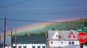 Low Rainbow Over Tamaqua, taken by Yvonne Belisle, Tamaqua, 5-22-2014 (2) - Copy