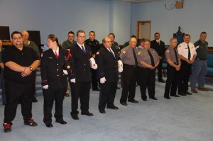 Masons Present First Responder Pins, Tamaqua Masonic Lodge, Hometown, 5-21-2014 (1)
