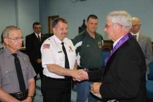 Masons Present First Responder Pins, Tamaqua Masonic Lodge, Hometown, 5-21-2014 (18)
