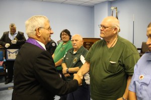Masons Present First Responder Pins, Tamaqua Masonic Lodge, Hometown, 5-21-2014 (37)