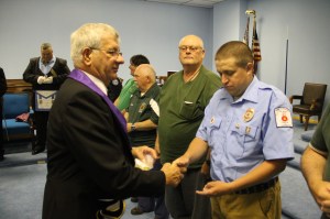 Masons Present First Responder Pins, Tamaqua Masonic Lodge, Hometown, 5-21-2014 (40)