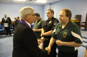 Masons Present First Responder Pins, Tamaqua Masonic Lodge, Hometown, 5-21-2014 (47)