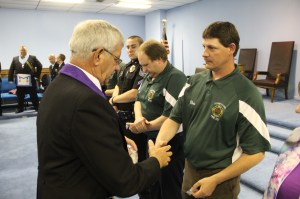 Masons Present First Responder Pins, Tamaqua Masonic Lodge, Hometown, 5-21-2014 (48)