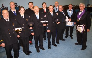 Masons Present First Responder Pins, Tamaqua Masonic Lodge, Hometown, 5-21-2014 (67)