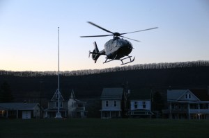 Medivac Helicopter Landing Zone Training, Emergency Service, Coaldale Fire Company, Coaldale (26)