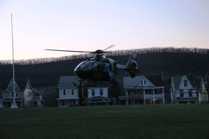 Medivac Helicopter Landing Zone Training, Emergency Service, Coaldale Fire Company, Coaldale (36)