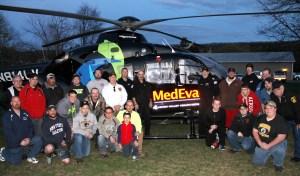 Medivac Helicopter Landing Zone Training, Emergency Service, Coaldale Fire Company, Coaldale (82)