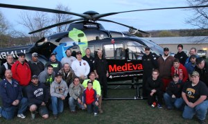 Medivac Helicopter Landing Zone Training, Emergency Service, Coaldale Fire Company, Coaldale (89)