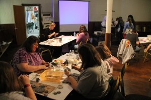 Mom and Me Tea Party, Tamaqua Girl Scouts, Community Arts Center, Tamaqua, 5-3-2014 (1)