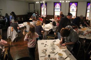 Mom and Me Tea Party, Tamaqua Girl Scouts, Community Arts Center, Tamaqua, 5-3-2014 (3)
