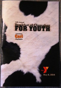 Program, Reading & Berks YMCA Breakfast of Champions for Youth, Crowne Plaza, Wyomissing (1)