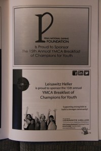 Program, Reading & Berks YMCA Breakfast of Champions for Youth, Crowne Plaza, Wyomissing (15)