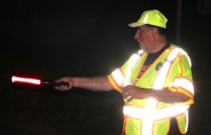 Responders Clean Up Fuel Spill from Tractor Trailer in Hometown, 5-15-2014 (38)