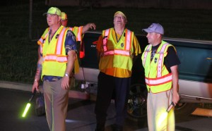 Responders Clean Up Fuel Spill from Tractor Trailer in Hometown, 5-15-2014 (9)