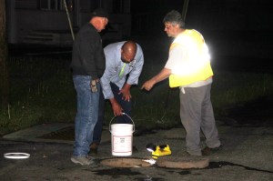 Sewer Main Blockage, Hometown, 5-16-2014 (9)
