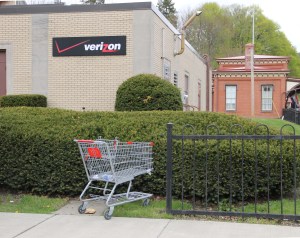 Shopping Cart Along West Broad Street in Downtown Tamaqua, 5-7-2014 (4)