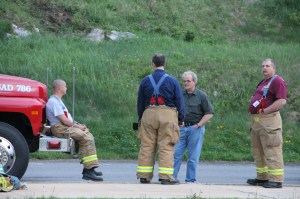 South Ward Fire Company Firefighters Training, Ropes, High School, Tamaqua (27)