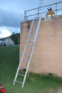 South Ward Fire Company Firefighters Training, Ropes, High School, Tamaqua (3)
