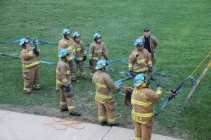 South Ward Fire Company Firefighters Training, Ropes, High School, Tamaqua (30)