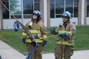 South Ward Fire Company Firefighters Training, Ropes, High School, Tamaqua (37)