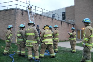South Ward Fire Company Firefighters Training, Ropes, High School, Tamaqua (7)