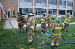 South Ward Fire Company Firefighters Training, Ropes, High School, Tamaqua (8)