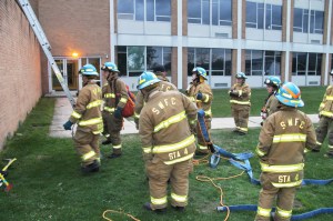 South Ward Fire Company Firefighters Training, Ropes, High School, Tamaqua (9)