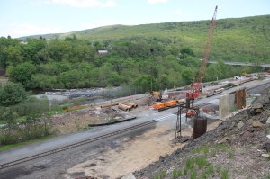 Status of New Bridge Work, Jim Thorpe, 5-17-2014 (21)