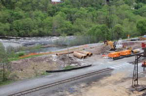Status of New Bridge Work, Jim Thorpe, 5-17-2014 (36)