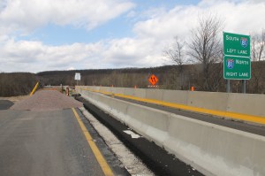 Status of Off & On Ramp US309 Bridge Work, Kline Township, 5-3-2014 (1)