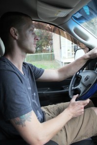 Throwing Garbage Prior to Tamaqua Community Giveaway, M & M Self Storage, Tamaqua (1)