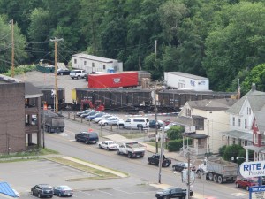 Train Movement Paralyzes Borough, Tamaqua, 7-12-2012 (2)