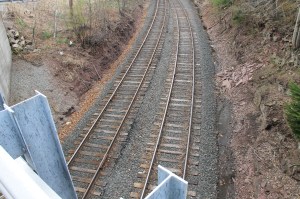 Train Travels Through East Mahanoy Junction, by Old Water Tower, Barnesville, 5-10-2014 (23)