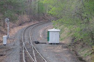 Train Travels Through East Mahanoy Junction, by Old Water Tower, Barnesville, 5-10-2014 (26)