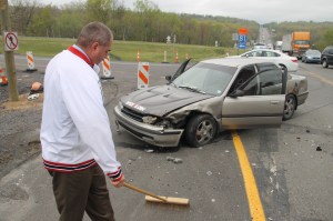 Two Vehicle Accident on SR309, Kline Township, 5-21-2014 (5)