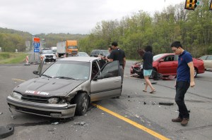 Two Vehicle Accident on SR309, Kline Township, 5-21-2014 (9)