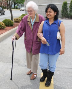 Walking Mom Home, Pine Street, Tamaqua, 5-10-2014 (8) - Copy