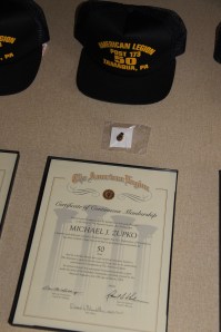 50-Year Member, Michael J. Zupko, American Legion, Tamaqua, 5-26-2014 (2)