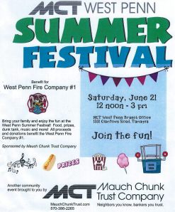 6-21-2014, MCT Summer Community Festival, Mauch Chunk Trust, West Penn (2)