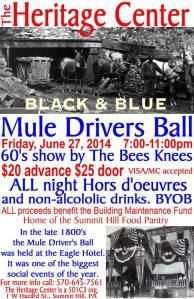 6-27-2014, Mule Driver's Ball, Heritage Center, Summit Hill
