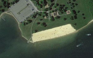 Beltzville Lake Beach Closed, Google Maps IMAGE, 6-5-2014