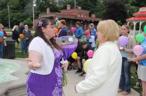Candlelit Vigil for Angie, Angela Steigerwalt, Depot Square Park, Tamaqua, 6-14-2014 (116)