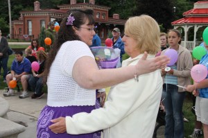 Candlelit Vigil for Angie, Angela Steigerwalt, Depot Square Park, Tamaqua, 6-14-2014 (117)