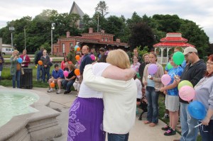 Candlelit Vigil for Angie, Angela Steigerwalt, Depot Square Park, Tamaqua, 6-14-2014 (118)